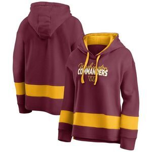 NFL Washington Commanders Women's Halftime Adjustment Fleece Hooded Sweatsh
